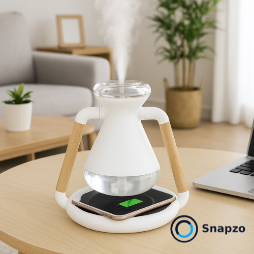 3-in-1 draadloze oplader + aroma-diffuser – Misvolt InnovaGoods.