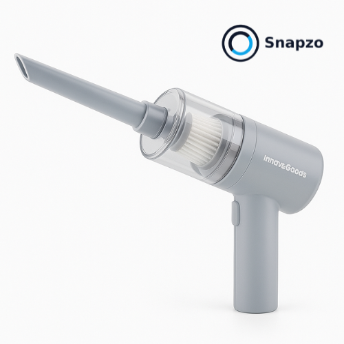 
Mini handstofzuiger – draadloos & oplaadbaar, met smalle zuigmond.