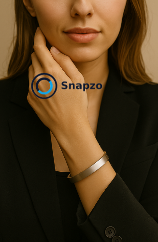 Linea™ stalen bangle armband, unisex, 316L RVS – mat zilver.